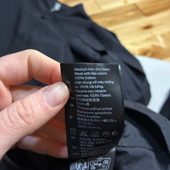 COS Collarless Mini Shirt Dress - Picture 9 of 9